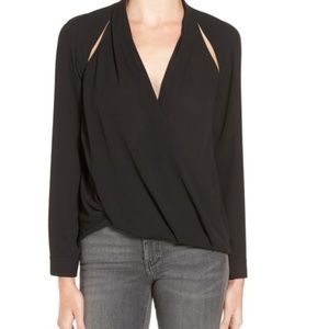 Trouve Cutout blouse